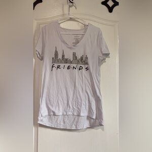Wound Up White Friends Graphic Tee